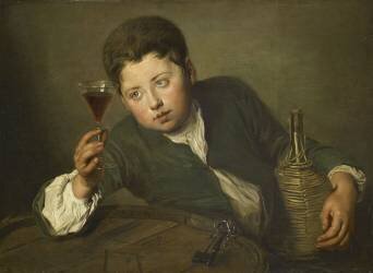 The Young Taster (Philippe Mercier) - Muzeo.com