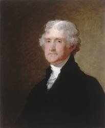 Thomas Jefferson (Gilbert Stuart) - Muzeo.com