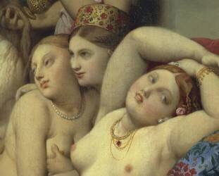 Turkish bath (Jean-Auguste-Dominique Ingres) - Muzeo.com