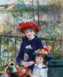 Two Sisters (On the Terrace) (Auguste Renoir) - Muzeo.com