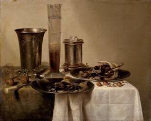 Un Dessert (Willem Claesz Heda) - Muzeo.com