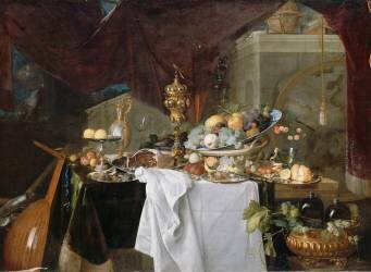 Un Dessert (Jan Davidz de Heem) - Muzeo.com
