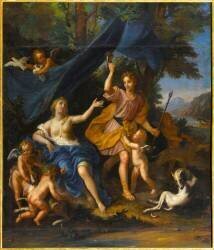 Vénus et Adonis (Louis Boullogne the Younger) - Muzeo.com