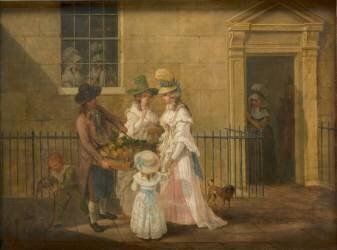 Vegetable Seller (Hendrik Willem Schweickardt) - Muzeo.com