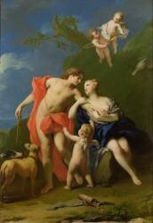 Venus and Adonis (Jacopo Amigoni) - Muzeo.com