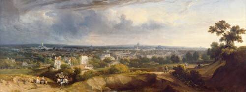 View of Paris from Montmartre (George Arnald) - Muzeo.com