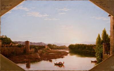 Vue sur l'Arno, 1837 (Thomas Cole) - Muzeo.com