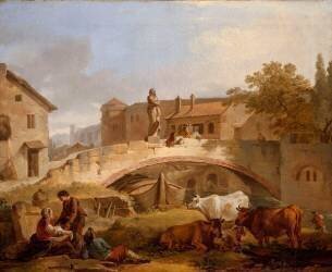 Village italien (Jean-Baptiste-Marie Pierre) - Muzeo.com