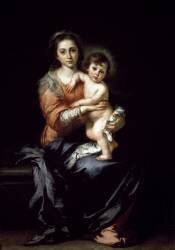 Virgin with child (Bartolomé Esteban Murillo) - Muzeo.com