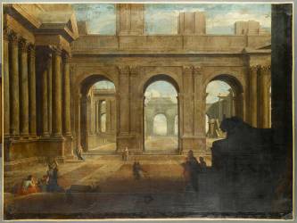 Vue d'un palais imaginaire (Jean Le Maire) - Muzeo.com