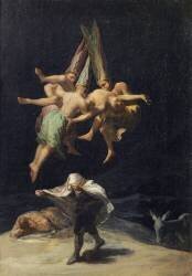 Witches in Flight (Francisco de Goya) - Muzeo.com
