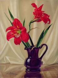 Amaryllis Lillies (Albert Williams) - Muzeo.com