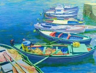 Fishing Boats (William Ireland) - Muzeo.com