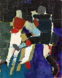 Footballers (Nicolas de Staël) - Muzeo.com