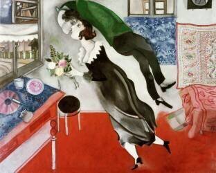 L'anniversaire, 1915 (Marc Chagall) - Muzeo.com
