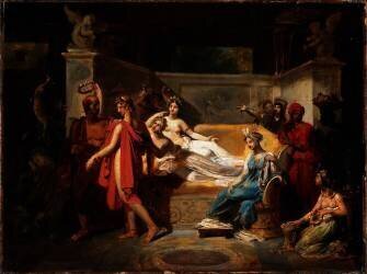 Alcibiade chez les courtisanes (Félix Auvray) - Muzeo.com