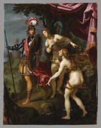 Carlo et Ubaldo allant délivrer Rinaldo (Giovanni Bilivert) - Muzeo.com