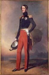 Ferdinand Philippe, duc d'Orléans (1810-1842), en uniforme d'officier général (portrait posthume) (Franz Xaver Winterhalter) - Muzeo.com