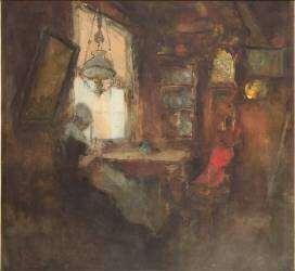 Intérieur hollandais (Henry Stacquet) - Muzeo.com