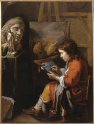 Jeune dessinateur (Wallerand Vaillant) - Muzeo.com