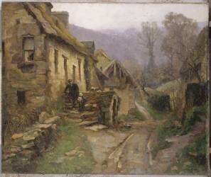 Jour de Toussaint dans les hameaux de Clecy, Calvados (Georges Moteley) - Muzeo.com