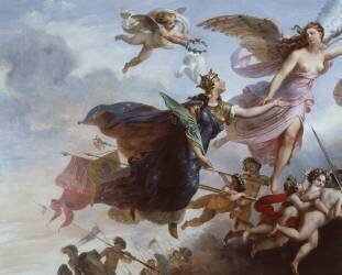 La France victorieuse à Bouvines (1214) (Merry-Joseph Blondel) - Muzeo.com