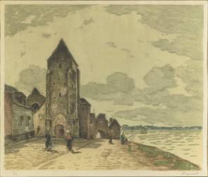 La vieille église (Louis Braquaval) - Muzeo.com