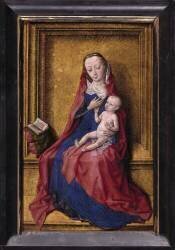 La Vierge assise avec l'Enfant (Dirk Bouts) - Muzeo.com