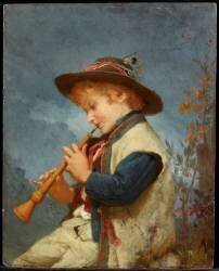 Le petit Pifferaro (Jules Joseph Lefebvre) - Muzeo.com