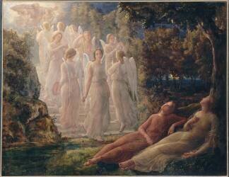 Le Poème de l'âme. L'Echelle d'or (Louis Janmot) - Muzeo.com