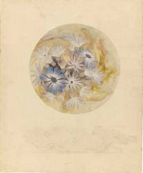 Modèle de boîte ou de bonbonnière en cristal à décor de marguerites et de pâquerettes (Emile Gallé) - Muzeo.com