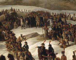 Passage du Grand Saint-Bernard par l'armée française le 20 mai 1800 (Charles Thévenin) - Muzeo.com