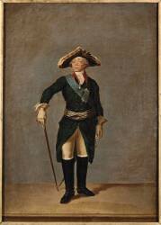 Portrait de l'empereur Paul Ier de Russie (1754-1801), il porte l'ordre de Malte (anonymous) - Muzeo.com
