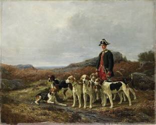 Relais de chiens de la vénerie impériale (Charles Gustave Parquet) - Muzeo.com