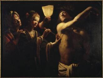 Saint Sébastien soigné par Irène (Trophime Bigot) - Muzeo.com