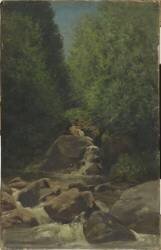 Torrent en montagne (Jean-Alfred Desbrosses) - Muzeo.com