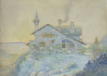 Vue de Ma petite maison : côté ouest (François Garas) - Muzeo.com