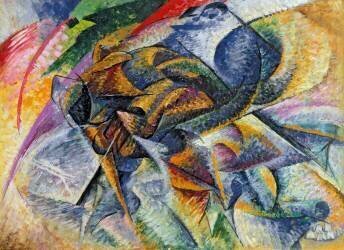 Dynamisme d'un cycliste (Umberto Boccioni) - Muzeo.com