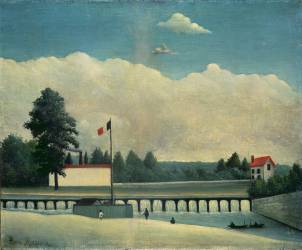 Le Barrage (Henri Rousseau) - Muzeo.com