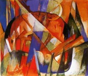 Bête fabuleuse II (Franz Marc) - Muzeo.com