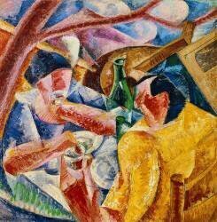 Sous la Pergola à Naples (Umberto Boccioni) - Muzeo.com