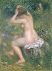 A Bather (Auguste Renoir) - Muzeo.com