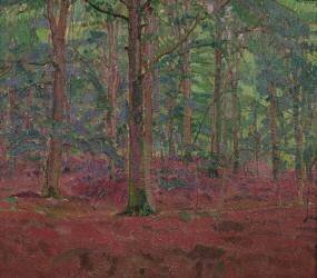 A Beech Wood (Harold Gilman) - Muzeo.com
