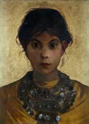 A Capri Witch (Marianne Stokes) - Muzeo.com