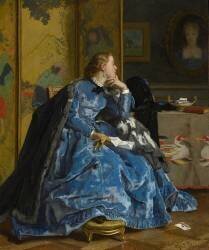 A Duchess (Alfred Stevens) - Muzeo.com
