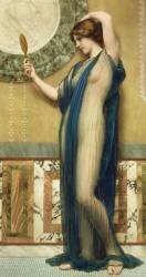 A Fair Reflection (John William Godward) - Muzeo.com