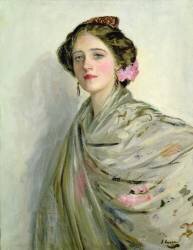 A Fair Spaniard (John Lavery) - Muzeo.com