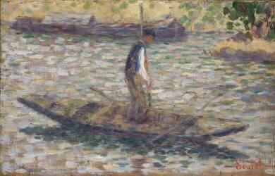 A Fisherman (Georges Seurat) - Muzeo.com