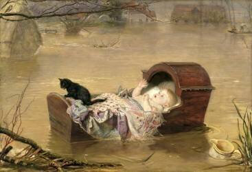 A Flood (John Everett Millais) - Muzeo.com