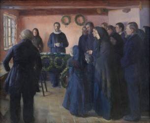 A Funeral (Anna Kirstine Ancher) - Muzeo.com